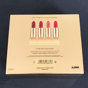 Burberry Lip Velvet Collection Lipstick set x4 colors Brand NEW never used